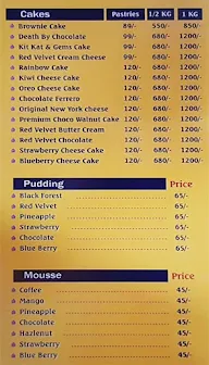 Dessert Town menu 2