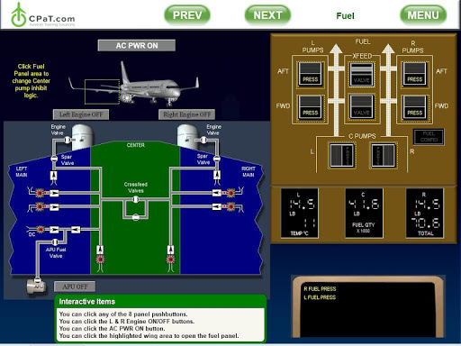 B757 Interactive Systems CPaT