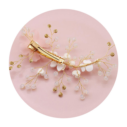 Title 7, Bridal Tiara Womens Hair Comb Elegant Hair Acc...