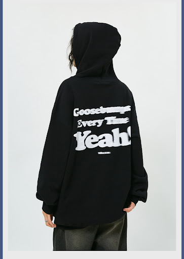 Title 2, Cotton Terry Sweater American Fashion Brand Fuz...
