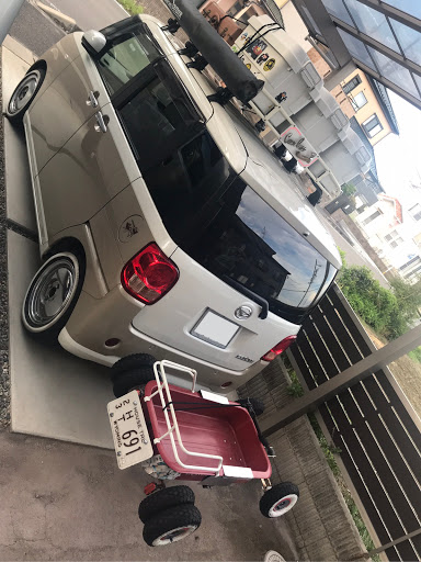 ムーヴキャンバス のマイカープロフ ヒッチメンバー ラジオフライヤー サイドオーニング キャルルックに関するカスタム メンテナンスの投稿画像 車のカスタム情報はcartune