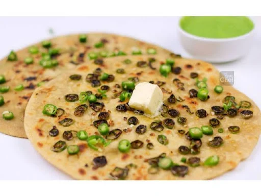 Green Chilli Paratha