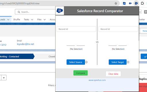 Salesforce Record Comparator