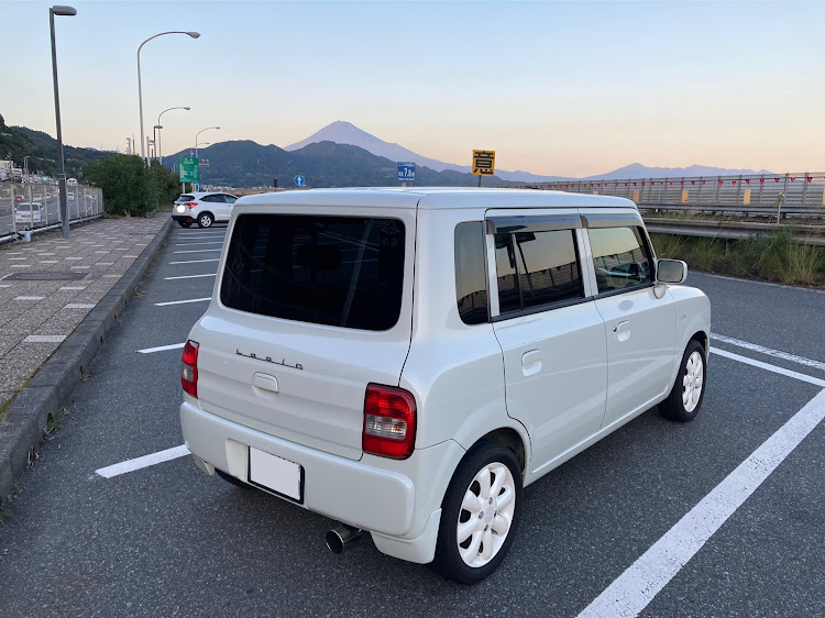 アルトラパンの富士山が綺麗でした✨・由比PAと富士川SA・観覧車🎡のイルミネーション・蕎麦屋飲み・ハロウィンと満月🌕に関するカスタム事例の投稿画像1枚目