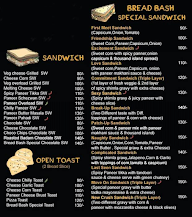 Bread Bash menu 1