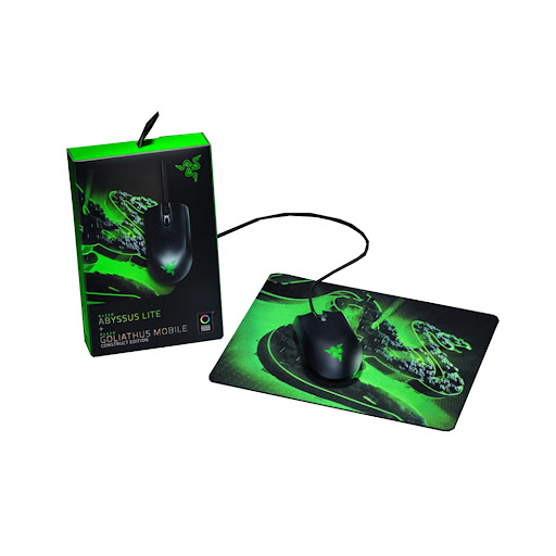 Combo Chuột Razer Abysuss Lite + Lót chuột Razer Goliathus Mobile Construction Edition (RZ83-02730100-B3M1)