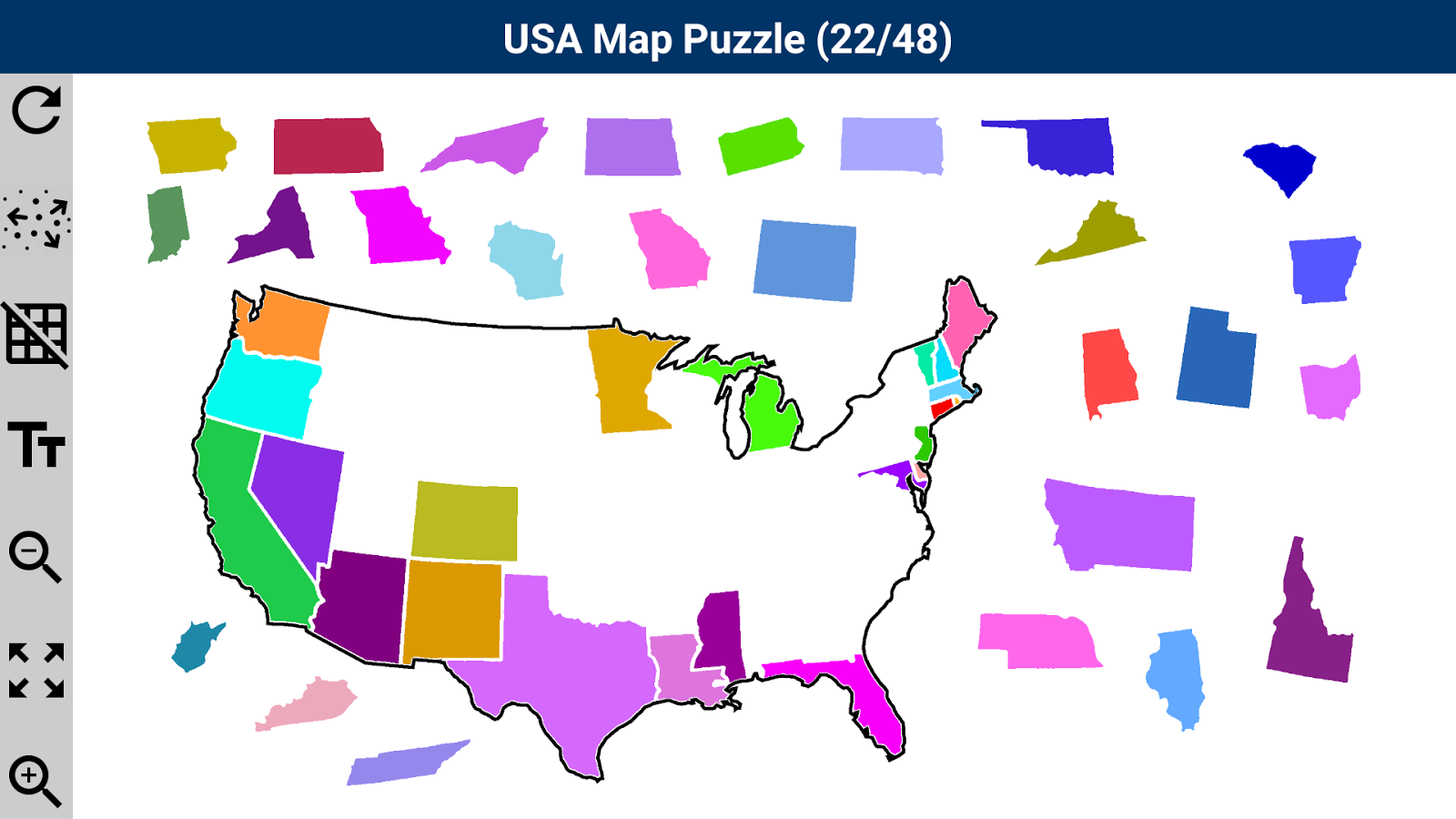 USA Map Puzzle - Android Apps on Google Play