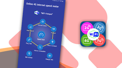 Screenshot Online 4G internet speed meter