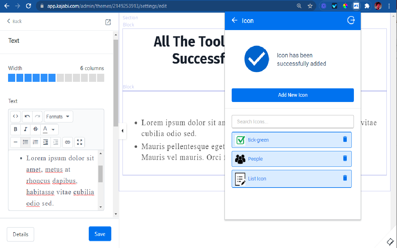 BMS Kajabi Font And Icon Tool Preview image 2