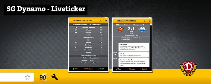 SG Dynamo Dresden - Live Scores marquee promo image