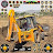 JCB 3Dx Backhoe Loader Driving icon