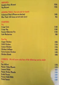 Kushal 's Kitchen menu 5