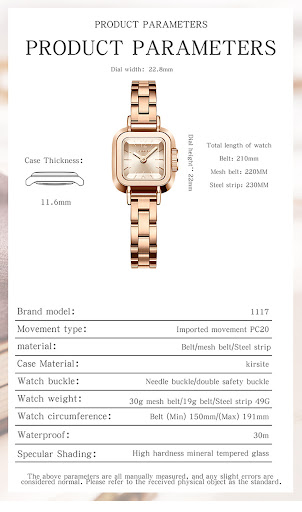 Title 19, Mesh Quartz Watch Fashion Simple Roman Pattern ...
