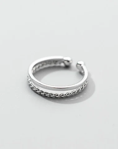 Bague en argent S925 pour femme, st - 2