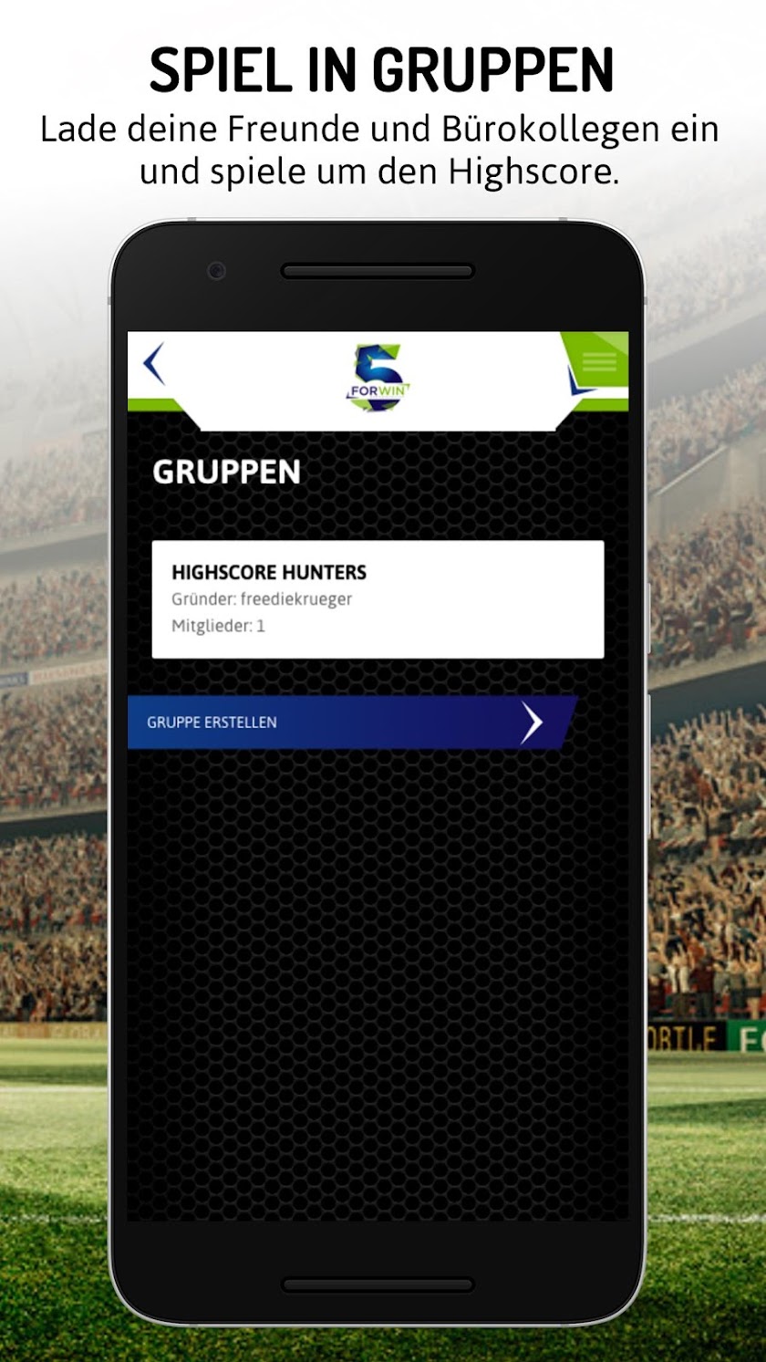 5ForWin - Bundesliga Tippspiel Screen 3