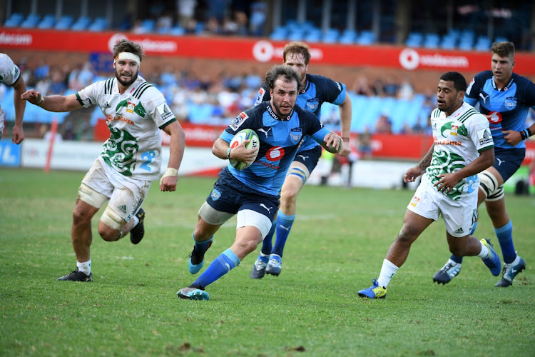 Bulls player Burger Odendaal in action at the Super Rugby match between Vodacom Bulls and Chiefs at Loftus Versfeld in Pretoria on March 23 2019.