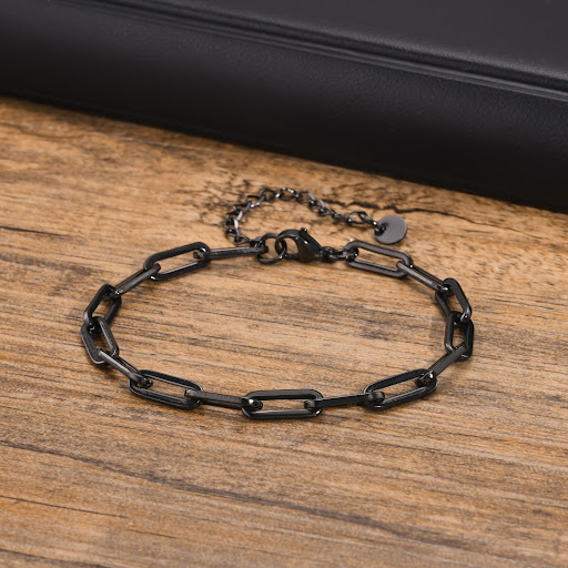 Title 6, Mens Stainless Steel Fashion Bracelet Ornament...