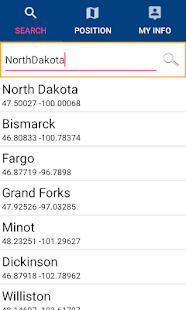 North Dakota Lakes GPS Map Navigator - náhled