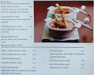 Dindigul Thalappakatti menu 1