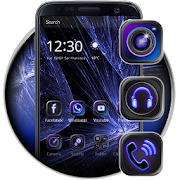 High Tech Black & Purple Theme  Icon