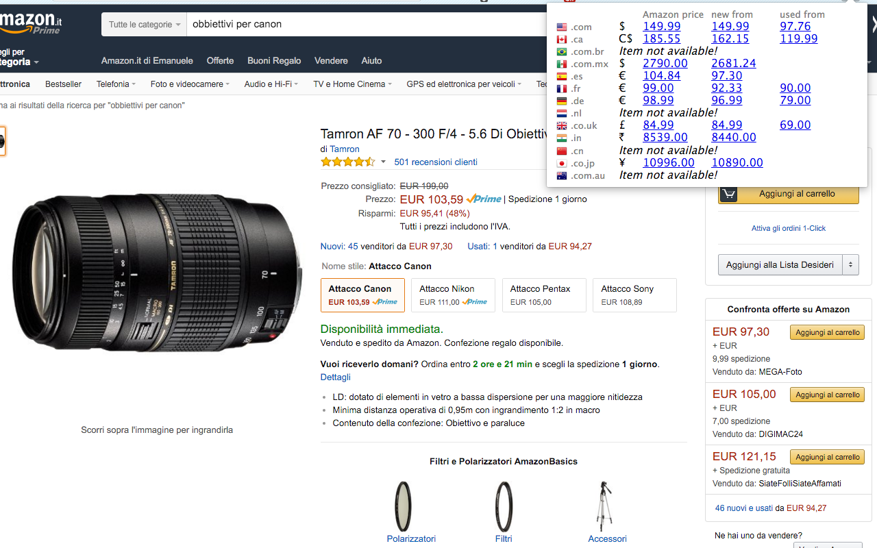 Amazon Price Comparator Preview image 2