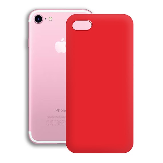 Ốp Lưng Silicone Dẻo Mịn Dành Cho Iphone 6 / 6s / 6Plus / 6s Plus / 7 / 7 Plus / 8 / 8 Plus / X / Xs / Xr / Xs Max - Màu Đỏ - Hàng Chính Hãng