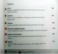 Dakshin - Crowne Plaza menu 1