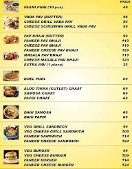 Bombay Chatwaala menu 1