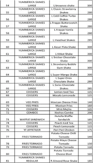 Yummerica Fries menu 7