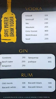 Ministry of Drinks - MOD menu 8