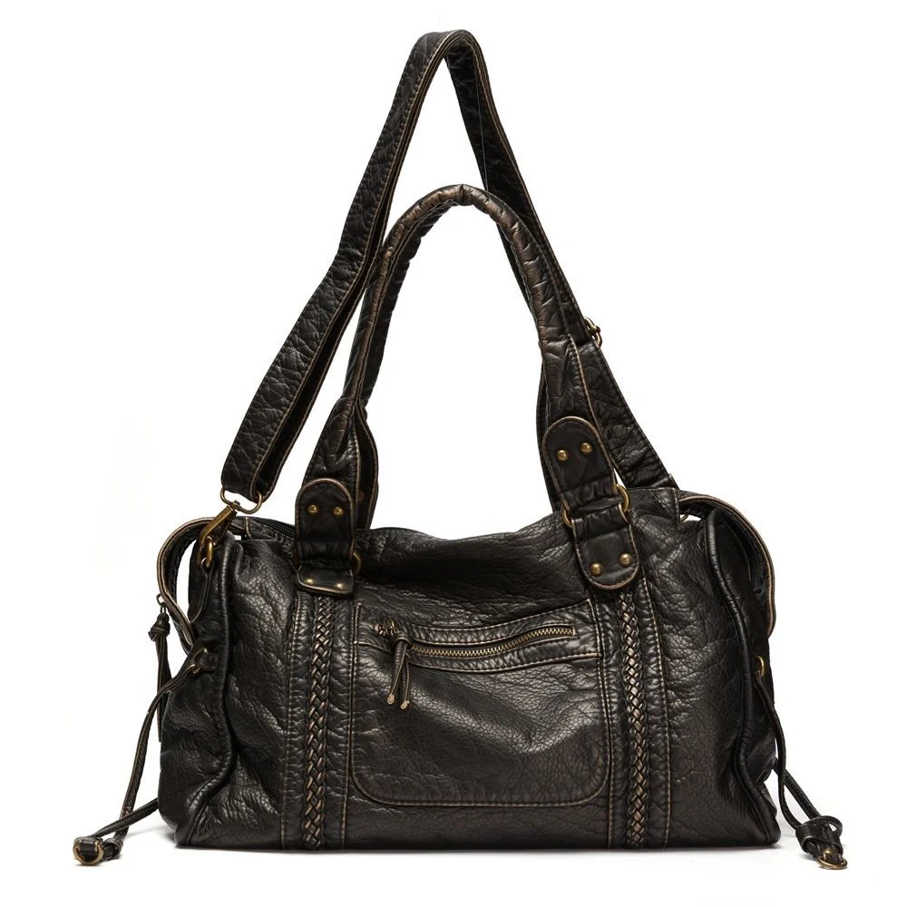 Title 4, Bolsa Mensageiro Retrô Estilo Francês para Moto...