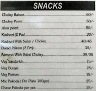 Chandra Sweets menu 4