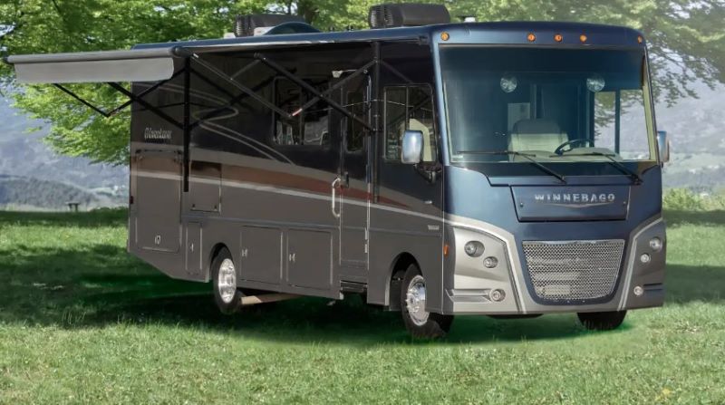 Class A Motorhome for Family of 4 Winnebago Adventurer 35F Exterior