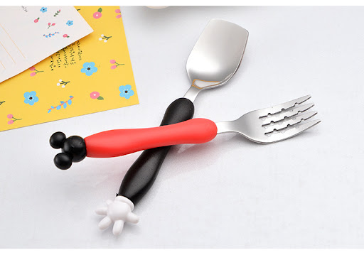 Title 8, Toddler Cartoon Xiao Ni Rice Spoon Soup Lepel