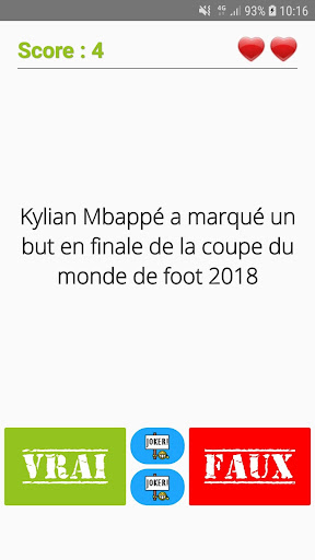 Vrai ou Faux ? Le grand Quiz