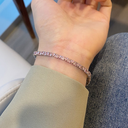 Title 3, S925 Sterling Silver Hip Hop Zircon Bracelet – ...