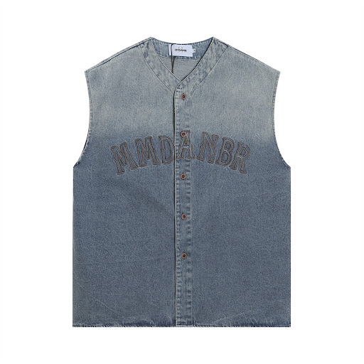 Title 11, Mens Summer Casual Loose Embroidered Letter Sl...
