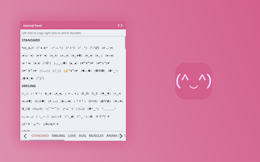 Kaomoji Picker
