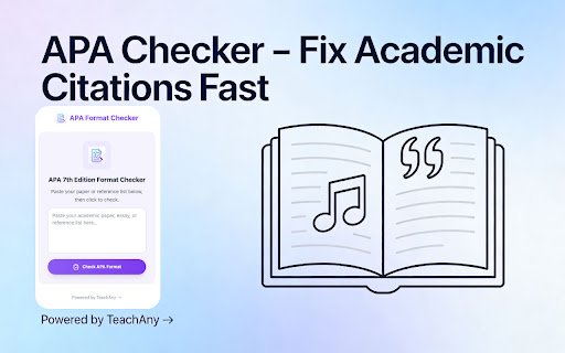 APA Format Checker: 7th Edition Citation Tool screenshot 1
