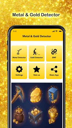 Screenshot Gold Metal Detector Finder App