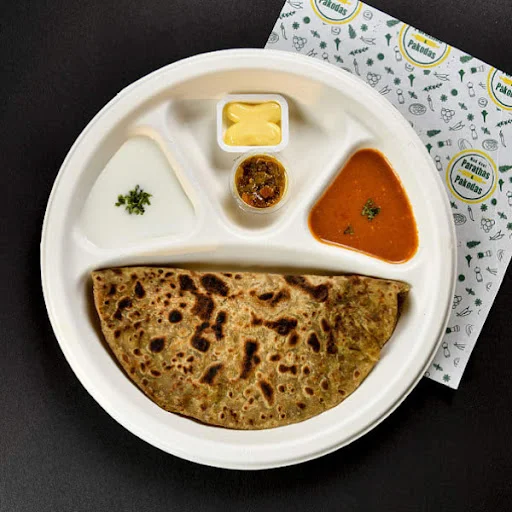 Aloo Matar Paratha Meal