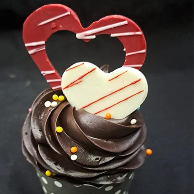 Valentine Chocolate Cupcake
