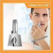 Dụng Cụ Cắt Tỉa Lông Mũi Bằng Thép Không Gỉ Có Hộp Đựng Kèm Chổi, Tỉa Lông Mũi An Toàn Tiện Lợi