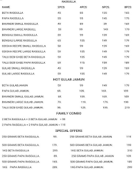 The Gulab Jamun Cafe menu 2