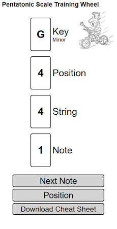 Pentatonic Scale Training Wheel Appのおすすめ画像2