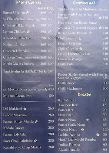 Jcd's Barbeque Since 1947 menu 