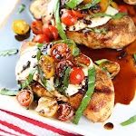 Grilled Chicken Caprese Recipe with Balsamic Sauce was pinched from <a href="http://tasteandsee.com/grilled-chicken-caprese-recipe/" target="_blank">tasteandsee.com.</a>