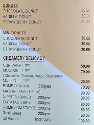 The Creamery Cafe menu 3