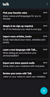 Talk: Text to Voice Screenshot