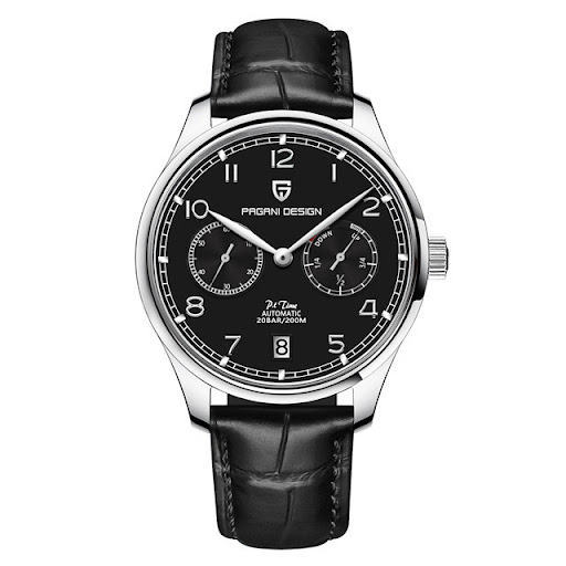 Title 4, Fashion Diving Stainless Steel Calendar Mens M...
